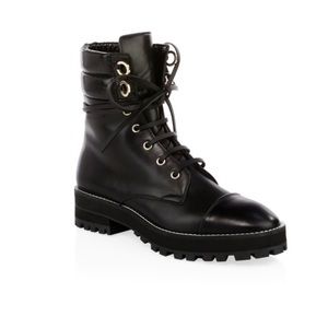 Stuart Weitzman Lexy Combat Boots, 9.5